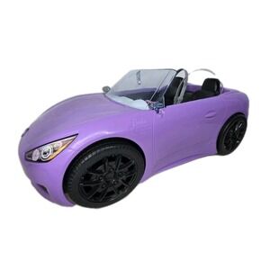 Mattel HBT92 Barbie Purple Convertible 2 Seater Sports Car